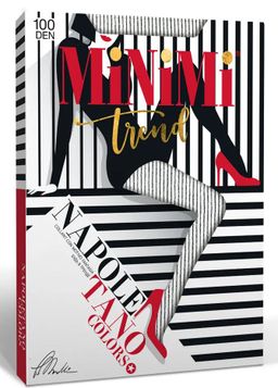 Колготки женские Mini  Napoletano COLORS 100(микрофибра полоски контрастные)