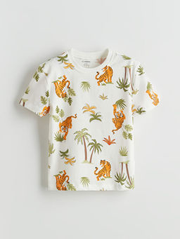 Bask?l? Erkek ?ocuk Ti??rt ve ?ort 2li