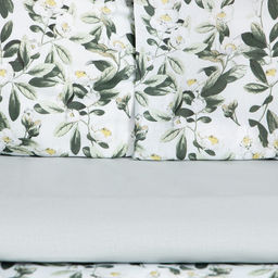 Постельное бельё Этель Евро Jasmine 200х217 см, 220х240 см, 70х70 см -2 шт, поплин фото 2