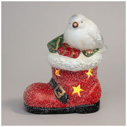 ФИГУРКА ПТИЧКА С LED-ПОДСВЕТКОЙ 14*7,5*15,5 СМ - Lefard фото 3