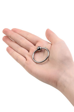 Кольцо под головку пениса Metal by TOYFA, серебряное, 3 см