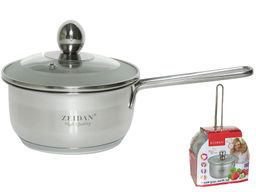 Сотейник с кр, 0,8 л нерж. сталь, арт. Z-50196