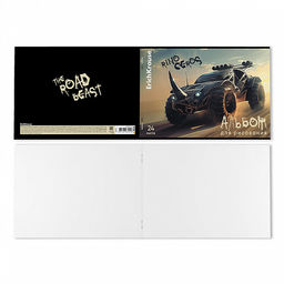 Цена за 5 шт. Альбом для рисования на скобе ErichKrause Road Beast, А4, 24 листа_MIX-PACK фото 7