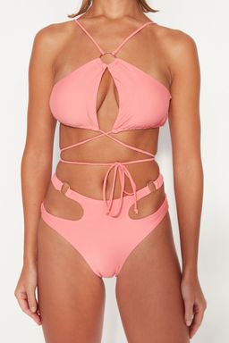 TRENDYOLMILLA Siyah Halter Yaka Aksesuarl? Bikini Ustu TBESS23BU00016  фото 4