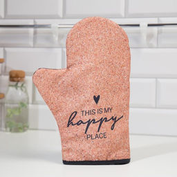 Варежка-прихватка Доляна Пробка 20х28см,габардин, 35% хлопок, 65% п/э, ватин 250г/м2