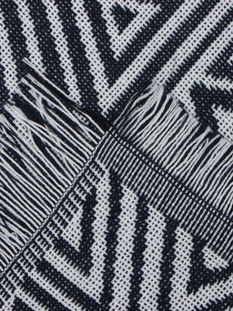 Плед с бахромой «Этель» Hypnosis, 130×180 см, серый