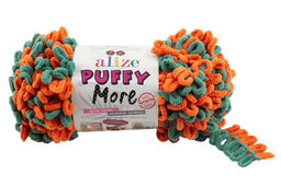 Пуффи Морэ (Puffi More) пряжа Alize 100%микрополиэстер 2х150г/11.5м