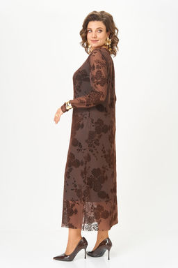 Платье Aira Style 24430 коричневый