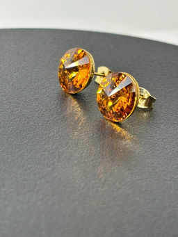 Серьги (гвоздики) PR1007(3)св.коричн