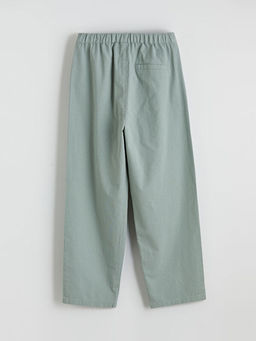 Keten Kar???ml? Pileli Erkek ?ocuk Pantolon