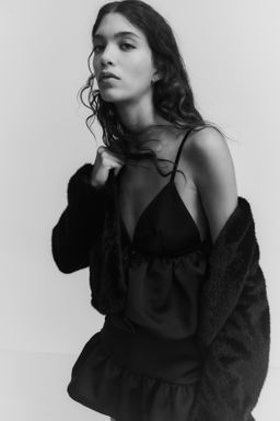 Top burbuja con tirantes espagueti - H&m фото 3