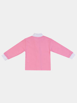 Кофточка ясельная розовая 100к (62, 40)