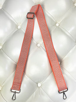 LACCOMA ремень 1000-елка-3,8-розов/сереб полиэстр