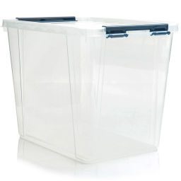 Контейнер универсальный с крышкой для хранения "ПРОФИ", прозрачный, 41*29,5*31,2см. 25л