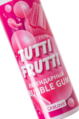 Съедобная гель-смазка TUTTI-FRUTTI для орального секса со вкусом BUBBLE GUM, 30 гр - Биоритм фото 4