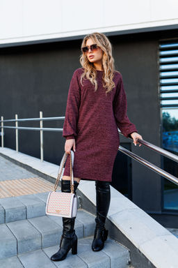 Платье AMORI 9787 вино