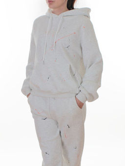 006 LT. GRAY Костюм спортивный зимний женский (95% хлопок, 5% полиэстер)