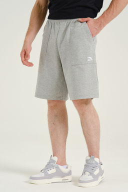 Шорты трикотажные Серый