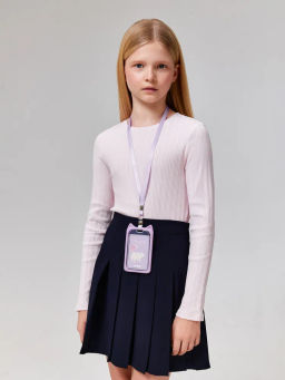 ACOOLA / Футляр для карты детский Agie светло-розовый фото 5