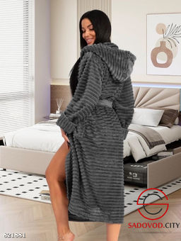 Халат домашний с поясом