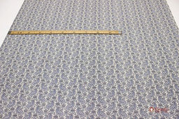 Бязь Серо-голубые восточные огурчики на серо-бежевом, ш.1.5м, хлопок-100%, 120гр/м.кв - Купава фото 6