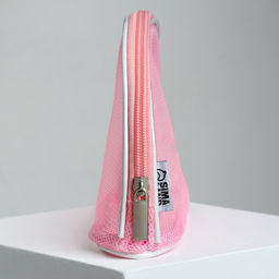 Косметичка-сетка PVC 14 см х 21 см MAKEUP BAG с каркасом - Beauty fox фото 2