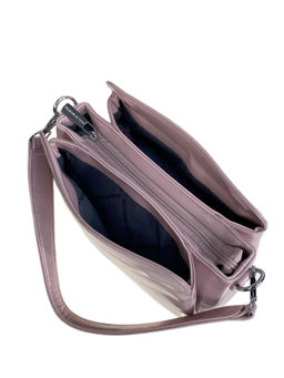 Женская сумка из искусственной кожи, цвет светло розовый - Greta фото 2