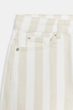 JEANS ZW COLLETION TAPERED TIRO MEDIO RAYAS / Crudo medio - Zara фото 14