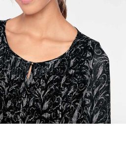 Блузка и топ, черные - Linea tesini фото 5