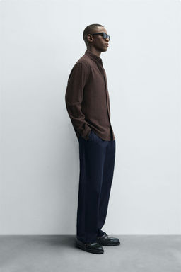 TEXTURED CHECK SHIRT - Zara фото 4