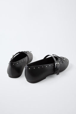 STUDDED BALLERINAS - Zara фото 4