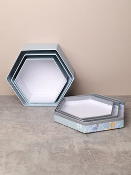 Коробка подарочная 3 штуки / 1164 /уп 24/13.7*15.7*7/15.7*18*8/17.5*20*9cm - ГалеонТрейд фото 4