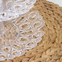 Этажерка для фруктов Альтернатива «Мелодия», 3-х ярусная, d=16 см, 21 см, 27 см, пластик, прозрачная