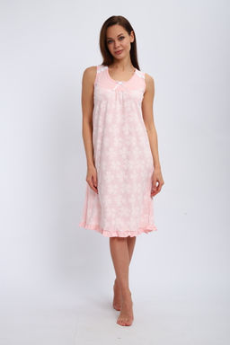 Ночная сорочка из кулирки Василиса персиковый