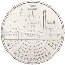 3000 форинтов 2024 года Венгрия Венгерское председательство в Совете ЕС во второй половине 2024