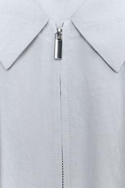 CHAQUETA BOMBER GLOBO / Celeste - Zara фото 9