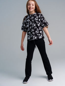 12421032 Брюки трикотажные для девочек