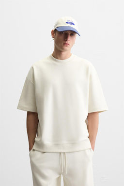 INTERLOCK TEXTURED SWEATSHIRT - Zara фото 18
