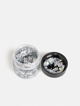 ACOOLA / Глиттер-гель для тела Gela серебристый  фото 3