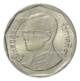 Монета 5 бат 1995 года Таиланд