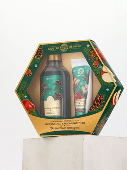 Подарочный набор новогодний Волшебные истории, гель для душа 300 мл и лосьон для тела 85 мл, URAL LAB