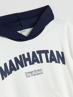 Kap??onlu Erkek ?ocuk Sweatshirt