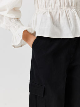 ACOOLA / Брюки детские для девочек Jordans_pn черный фото 5