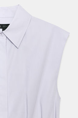 CAMISA PLIEGUES MANGA SISA ZW COLLECTION / Malva claro - Zara фото 9