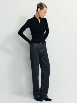 Джинсы straight с высокой посадкой / Zarina