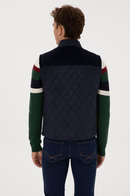 Erkek Lacivert Deri Ceket - U.s. polo assn фото 5