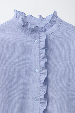 RUFFLED SHIRT - Zara фото 3