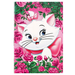 Цена за 40 шт. Блокнот А7, на скрепке, 16 листов, в клетку, Коты аристократы