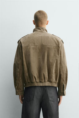 SUEDE LEATHER JACKET - Zara фото 11