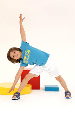 Детская бирюзовая футболка с круглым вырезом Неожиданная скидка в корзине